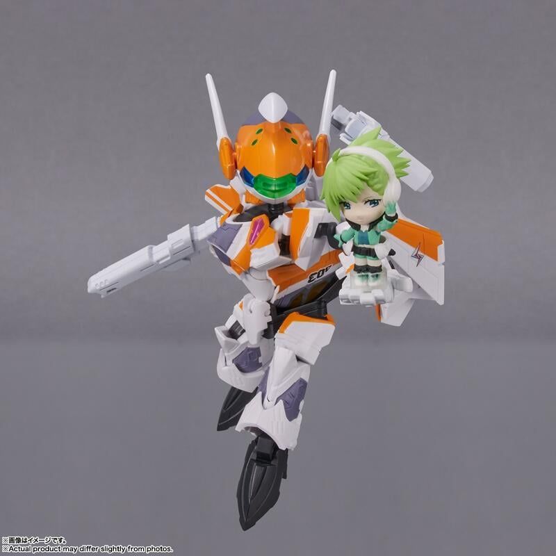 BANDAI 萬代 代理版  TINY SESSION 超時空要塞 VF-31E 齊格菲(恰克機)&蕾娜