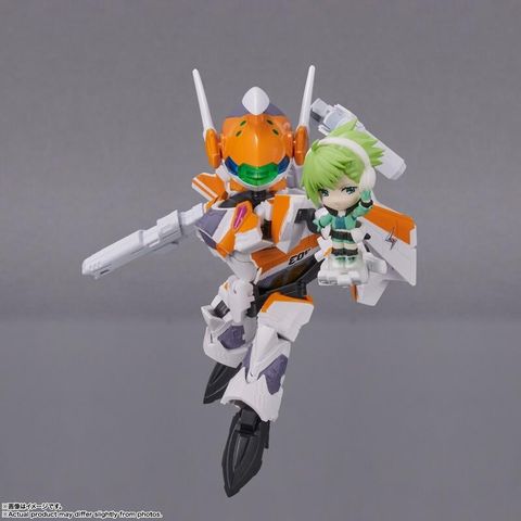 BANDAI 萬代 代理版  TINY SESSION 超時空要塞 VF-31E 齊格菲(恰克機)&蕾娜