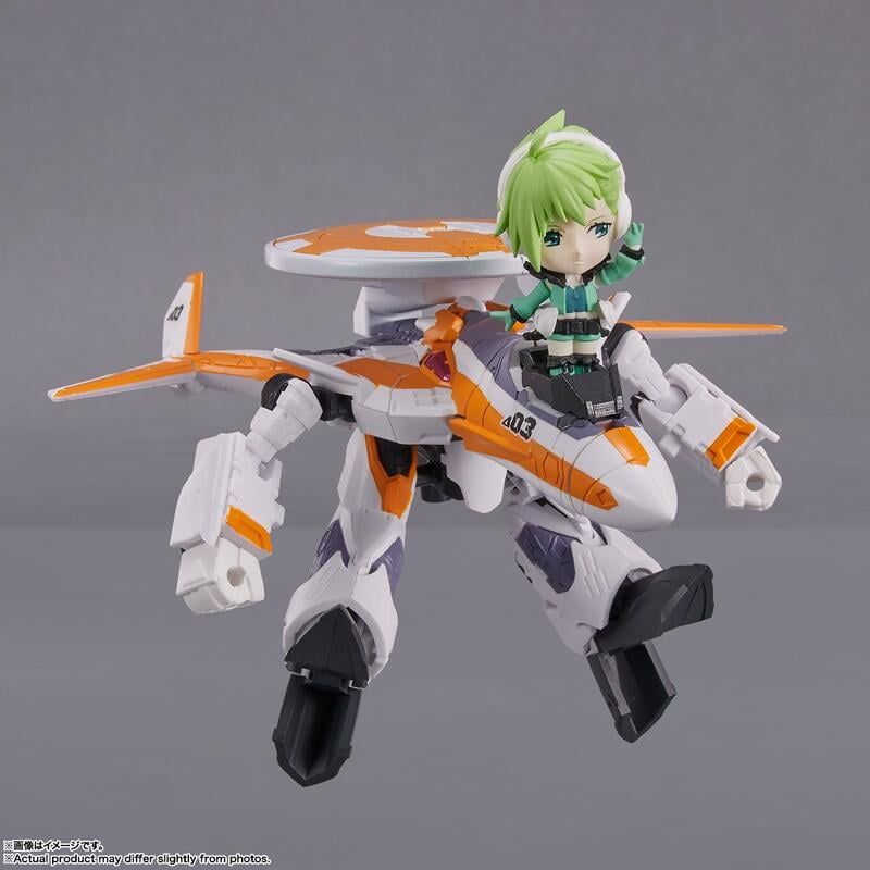 BANDAI 萬代 代理版  TINY SESSION 超時空要塞 VF-31E 齊格菲(恰克機)&蕾娜