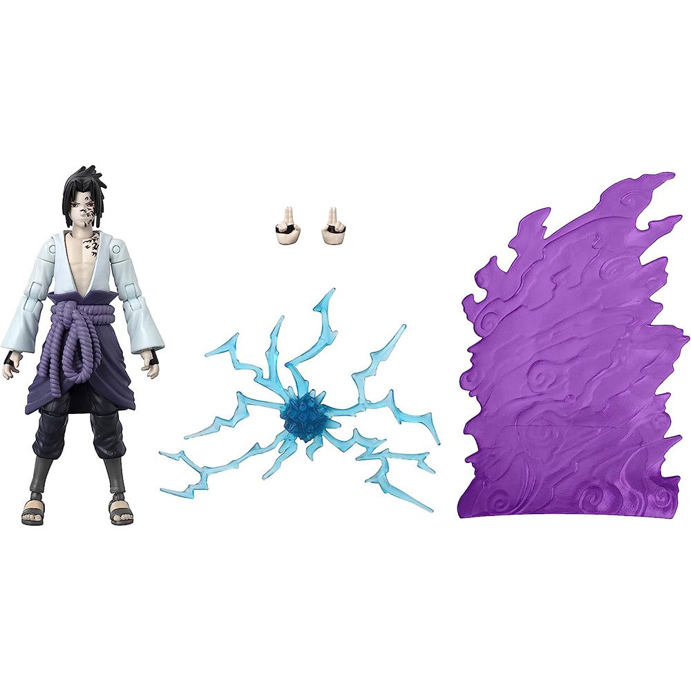 BANDAI 萬代   火影忍者 可動公仔 6吋 宇智波佐助 配件套組 SASUKE UCHIHA