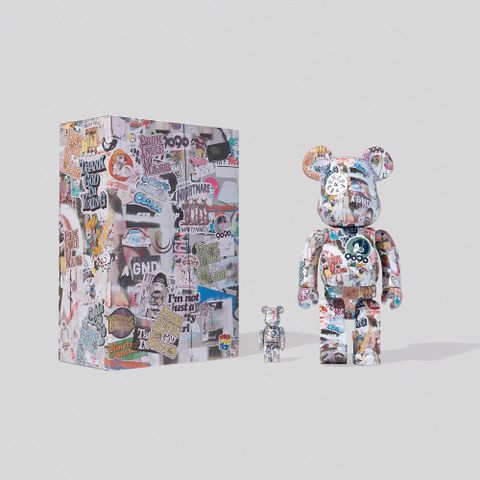 Medicom 麥迪康 Toy BE@RBRICK 9090  S.H.I.P&crew 100 & 400