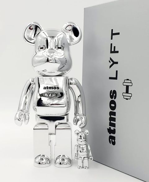 Medicom 麥迪康 BE@RBRICK atmos LYFT Limited 400% 100% SET BE@RBRICK  TOY