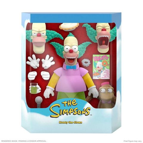 NECA SUPER7 7吋 可動人偶 辛普森家庭 The Simpson 小丑庫斯提