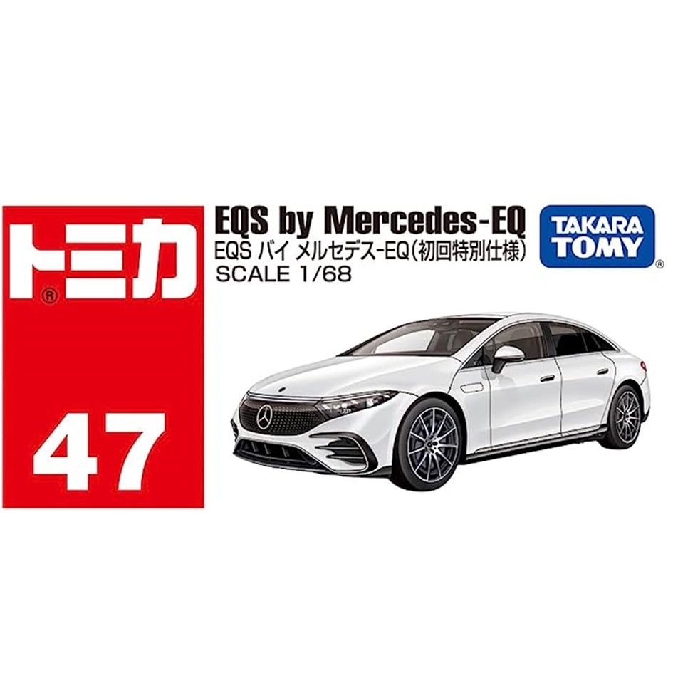 TOMICA TAKARA TOMY 多美小汽車  初回 #47 賓士 MERCEDES EQ 白色