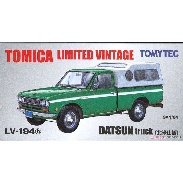 TAKARA TOMY TOMYTEC TLV-194b DATSUN TRUCK 卡車 北美規格 綠色