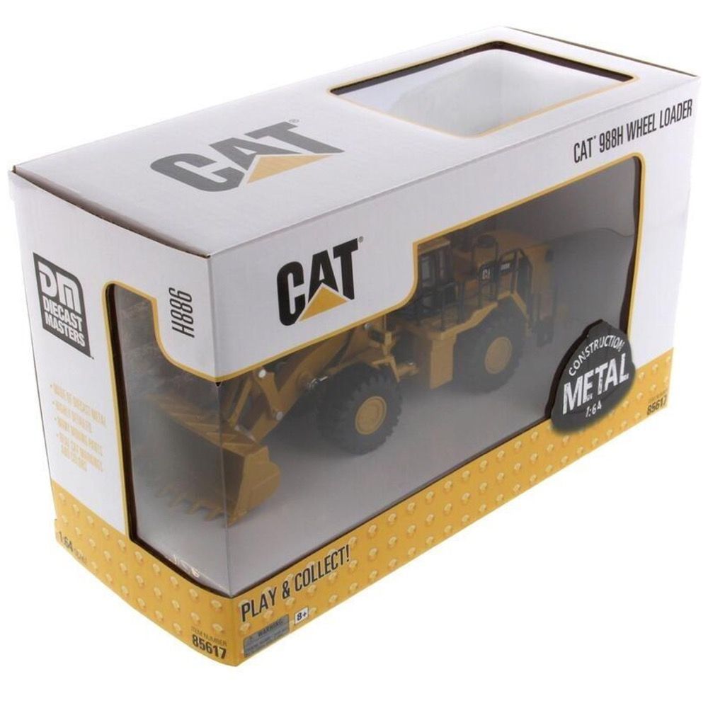  Caterpillar CAT 工程車模型 1/64 988H 輪式裝載機 推土機 85617