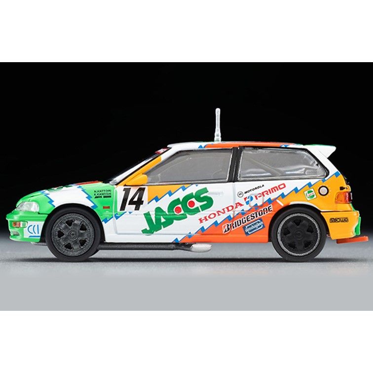 TAKARA TOMY 代理版 TOMYTEC TLV-N229b 本田 HONDA JACCS-CIVIC 92年式樣