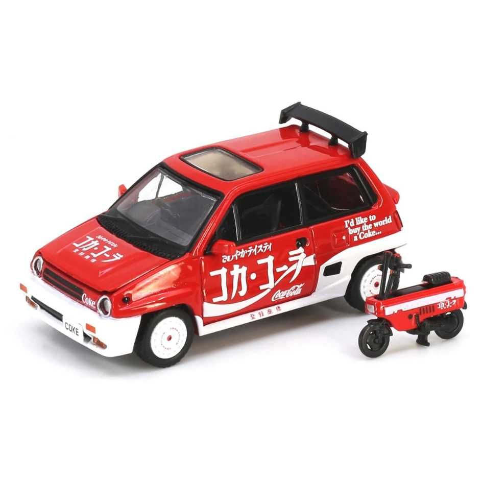  INNO64 x TINY 1/64 DIE-CAST 本田 CITY TURBO II 可樂車