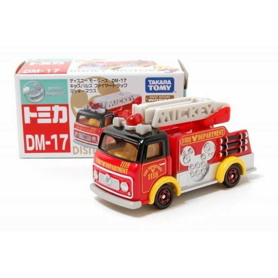 TAKARA TOMY  多美小汽車 DISNEY MOTORS DM-17 米奇消防車