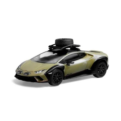 Sparky 1/64 藍寶堅尼 Huracan Sterrato 越野小牛 附車頂架&輪胎 綠色