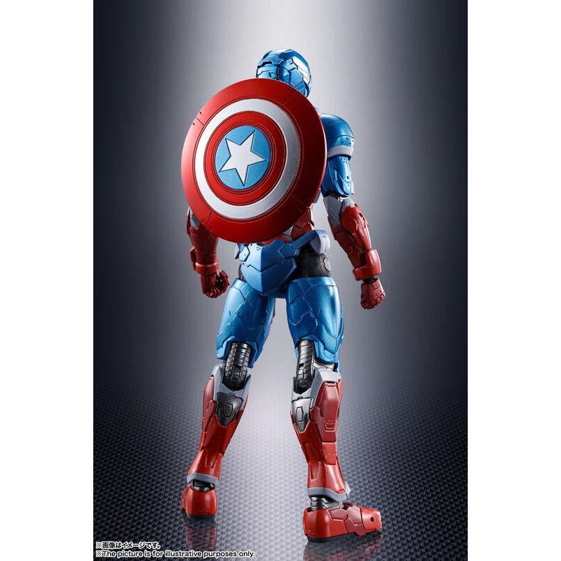 BANDAI 萬代 代理版   SHF S.H.Figuarts 美國隊長 (TECH-ON AVENGERS)