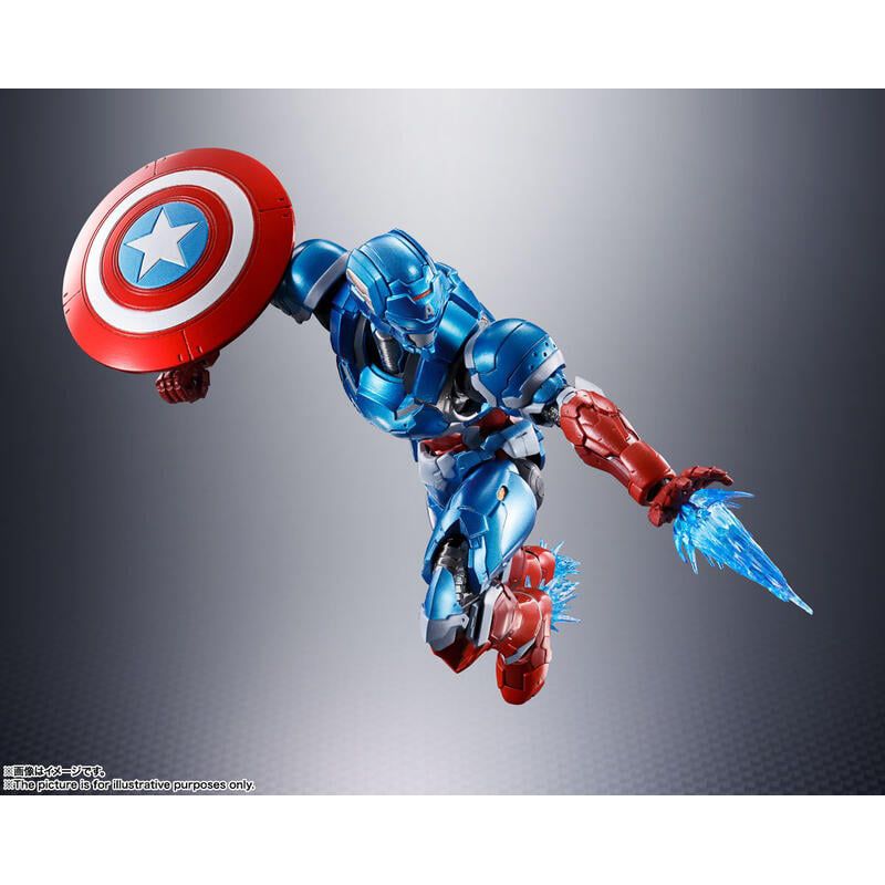 BANDAI 萬代 代理版   SHF S.H.Figuarts 美國隊長 (TECH-ON AVENGERS)