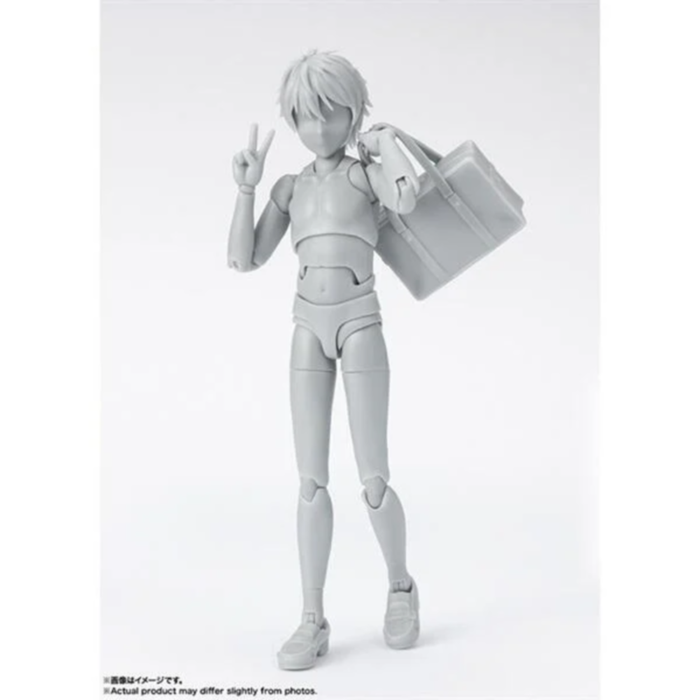 SHF S.H.Figuarts  男性素體 School Life Edition DX SET 灰色版