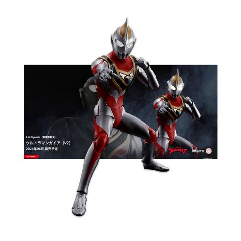 BANDAI 萬代 S.H.F SHF 真骨雕製法 超人力霸王蓋亞 V2 可動完成品 代理