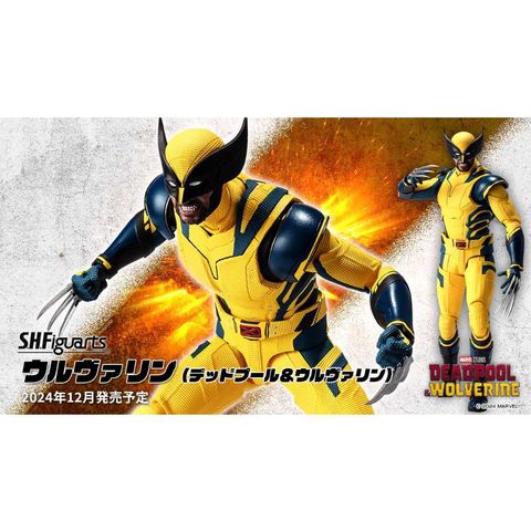 BANDAI 萬代 SHF S.H.Figuarts 死侍與金鋼狼 金鋼狼 WOLVERINE