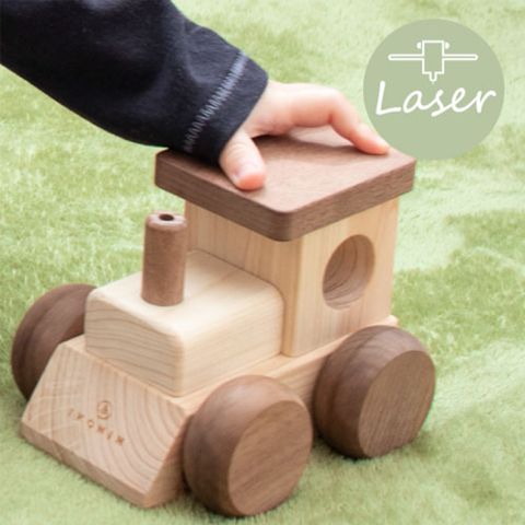 【日本 IKONIH】愛可妮檜木玩具 - T0019 音樂火車