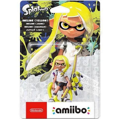 任天堂 AMIIBO NFC SWITCH NS 漆彈大作戰3 斯普拉遁3 SPLATOON 3 魷魚族 黃色