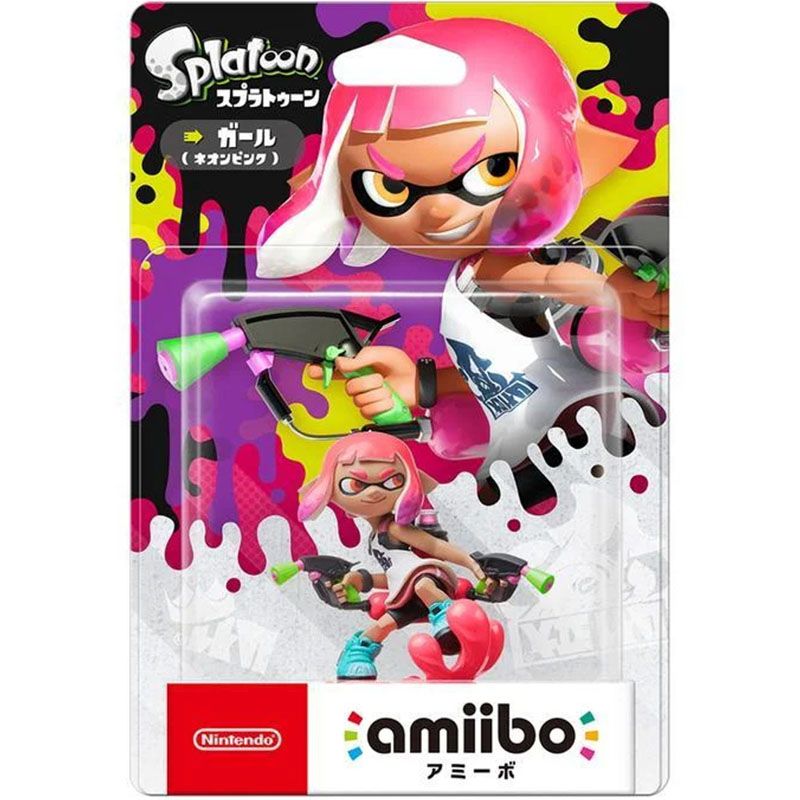 Nintendo 任天堂  AMIIBO NFC SWITCH NS 漆彈大作戰2 斯普拉遁2 粉色女孩 SPLATOON