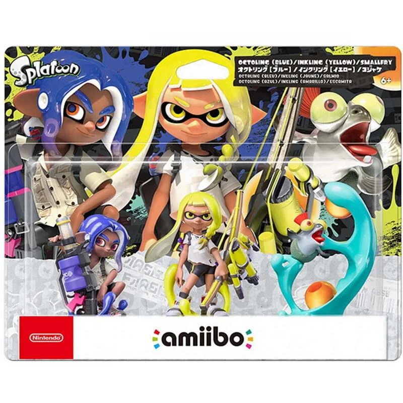 Nintendo 任天堂  AMIIBO SWITCH NS 漆彈大作戰3 斯普拉遁3 SPLATOON 3 小鮭魚 章魚圈 魷魚族