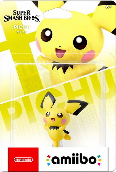 Nintendo 任天堂 AMIIBO NFC SWITCH NS 任天堂明星大亂鬥 精靈寶可夢 神奇寶貝 皮丘 PICHU 台中恐龍電玩