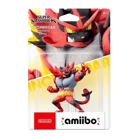Nintendo 任天堂 AMIIBO NFC SWITCH NS 任天堂明星大亂鬥 精靈寶可夢 神奇寶貝 熾焰咆哮虎 INCINE 台中