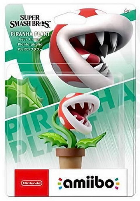 Nintendo 任天堂 AMIIBO NFC SWITCH NS 任天堂明星大亂鬥 食人花 吞食花 PIRANHA PLANT