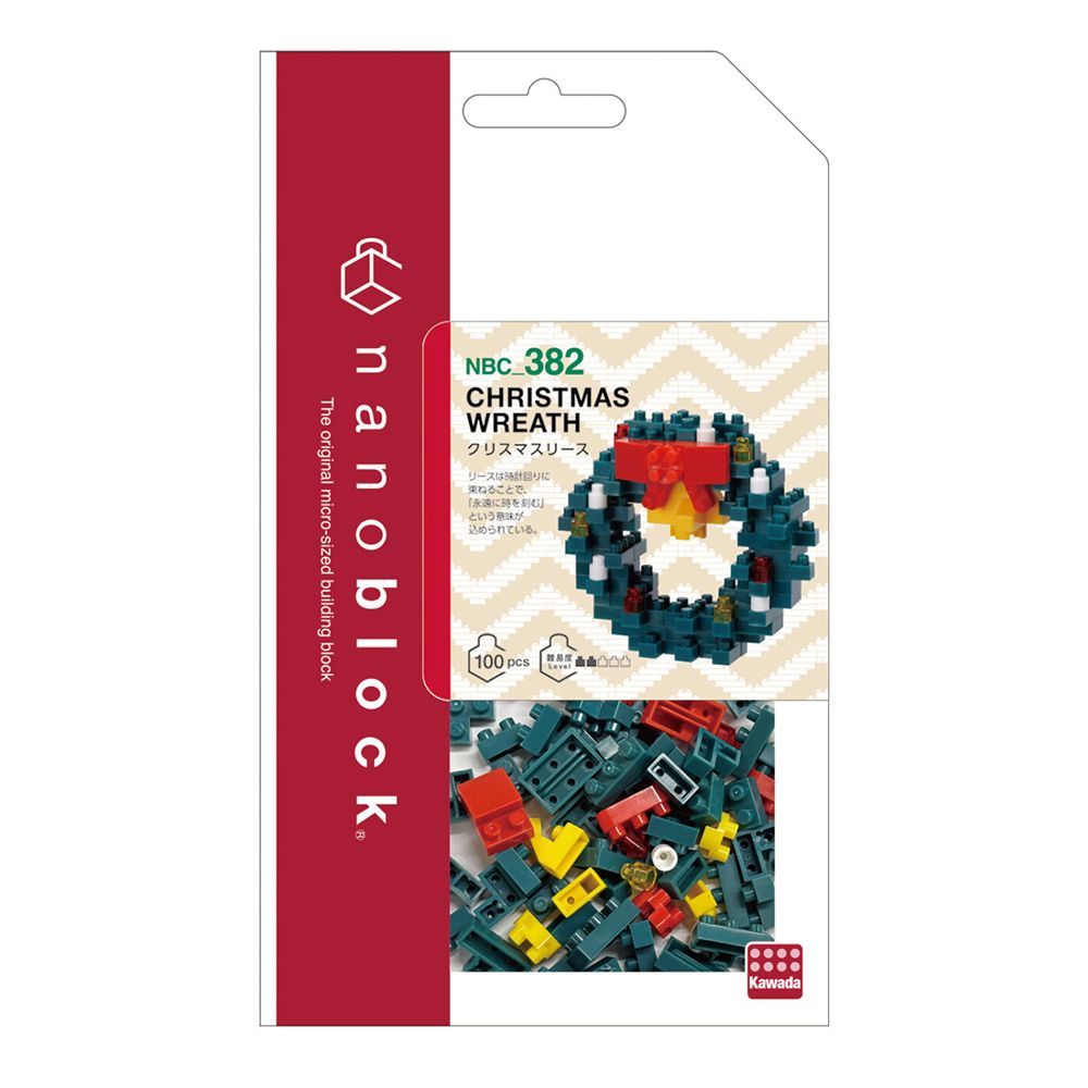 Nanoblock 迷你積木 《 Nano Block  》NBC_382 聖誕花環