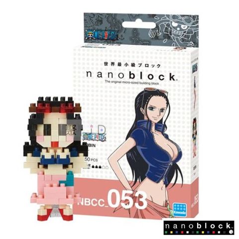 【日本 Kawada 河田】Nanoblock 迷你積木 羅賓 NBCC_053 海賊王/航海王/One Piece