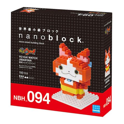 【Nanoblock 迷你積木】妖怪手錶吉胖喵 NBH-094