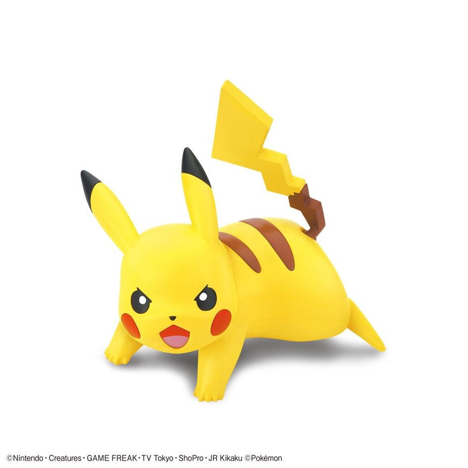 BANDAI 萬代 代理版   組裝模型 Pokmon 收藏集 快組版!! 03 皮卡丘 戰鬥姿勢