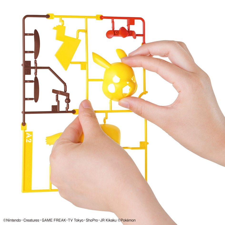 BANDAI 萬代 代理版   組裝模型 Pokmon 收藏集 快組版!! 03 皮卡丘 戰鬥姿勢