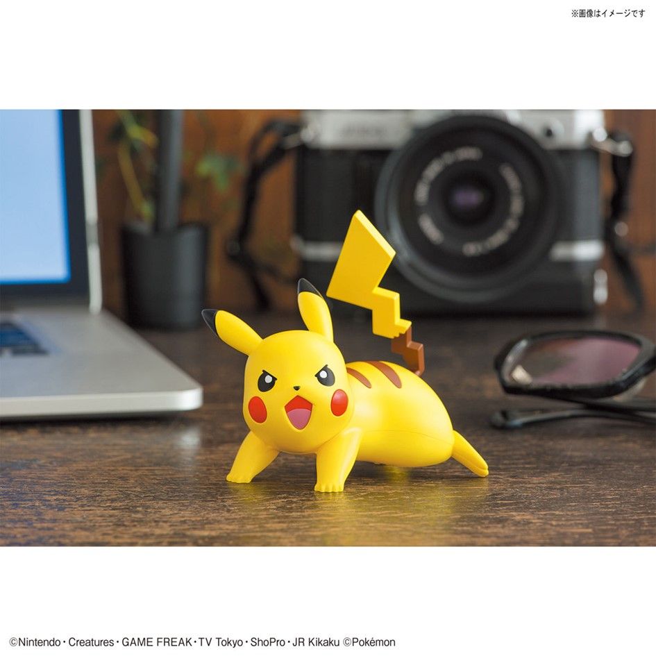 BANDAI 萬代 代理版   組裝模型 Pokmon 收藏集 快組版!! 03 皮卡丘 戰鬥姿勢