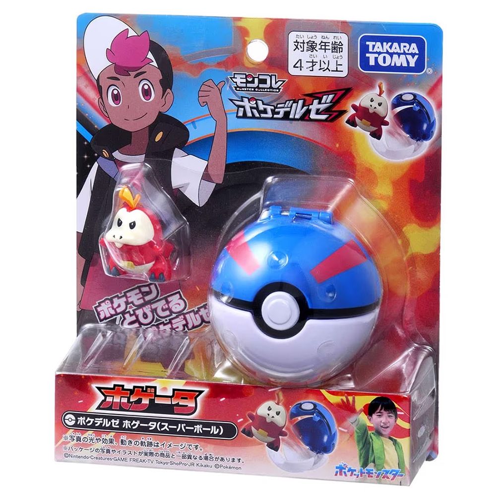 TAKARA TOMY 精靈寶可夢 PokeDel-Z 寶可夢新決戰球-超級球(呆火鱷)