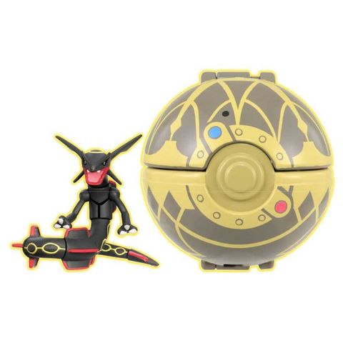 TAKARA TOMY 寶可夢 神奇寶貝 POKEMON PokeDel-Z 寶可夢新對戰球-遠古精靈球 黑色烈空