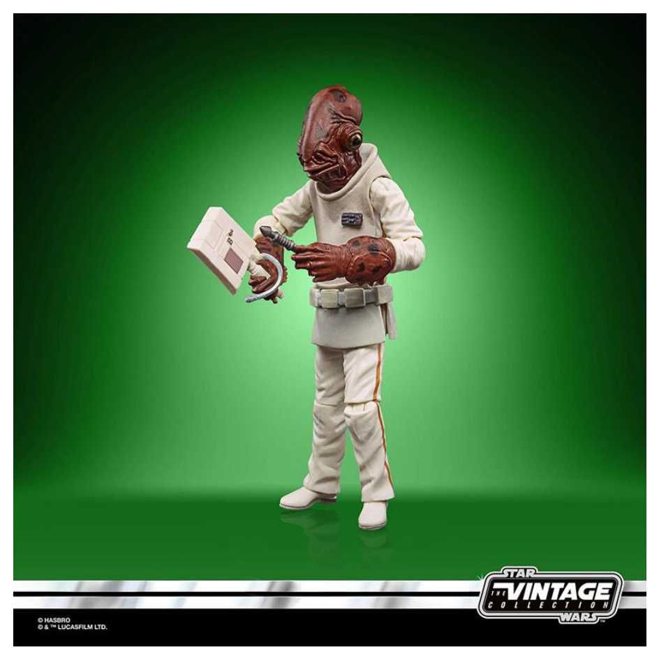 Hasbro 孩之寶 星際大戰 Star Wars Kenner 3.75吋 經典人物組 VC22 Admiral Ackbar