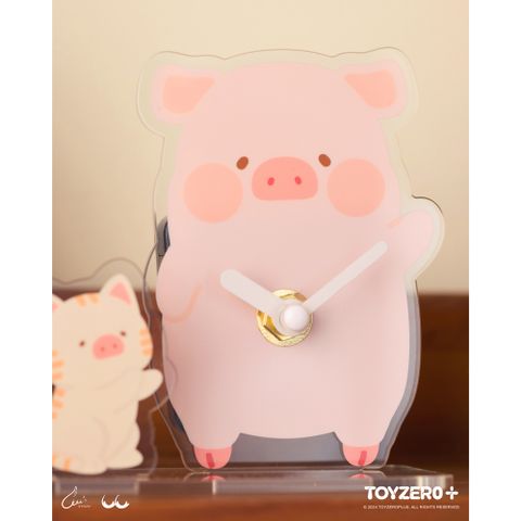 罐頭豬LuLu經典系列 - 亞克力時鐘
