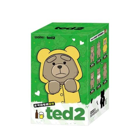POPMART 泡泡瑪特 POP MART 泡泡瑪特 TED2 泰迪熊 可動毛絨 掛件 玩偶 盲盒