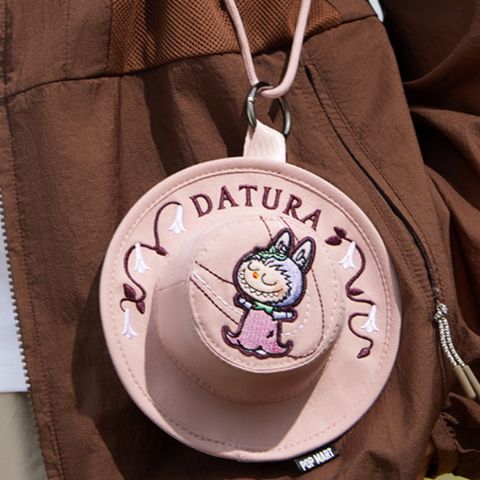 Pop Mart The Monsters Labubu春天野在家系列 - 盲盒漁夫帽小包單一盲盒