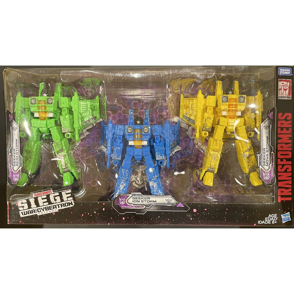 TRANSFORMERS 變形金剛 Generations War for Cybertron Voyager Class Seekers 3 Pack