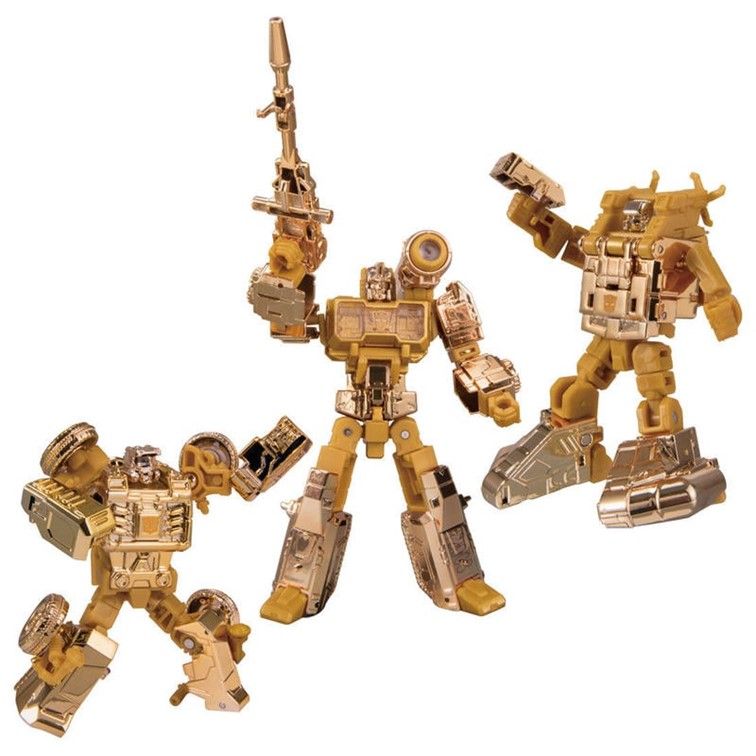 TAKARA TOMY 變形金剛 日版 Goldenlagoon 黃金系列 顯微鏡&破浪&浪花 3入包