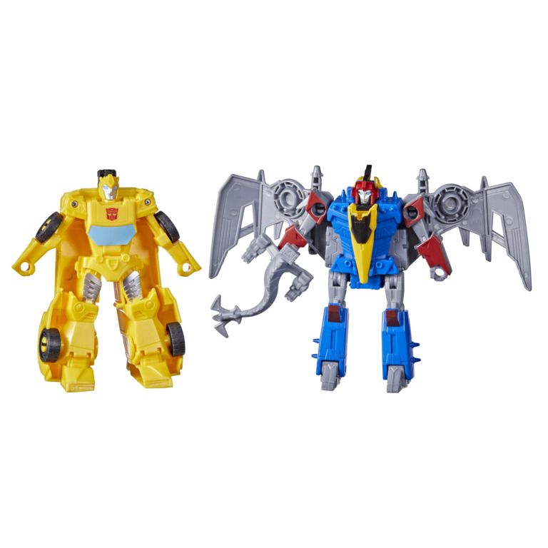 Hasbro 孩之寶 變形金剛 卡通系列 恐龍合體組 大黃蜂 BUMBLEBEE & 飛鏢 DINOBOT SWOOP