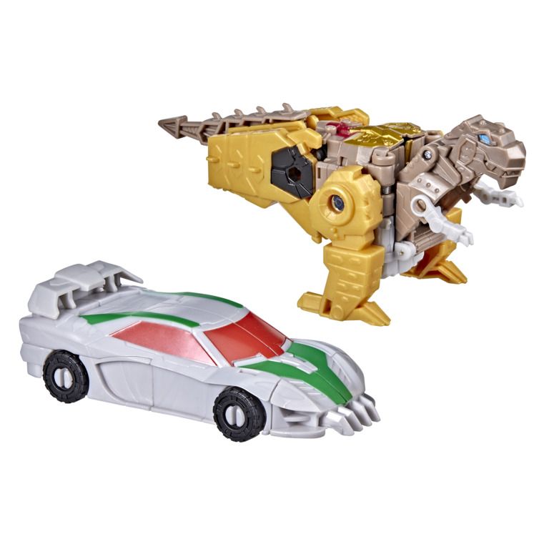 Hasbro 孩之寶 變形金剛 卡通系列 恐龍合體組 千斤頂 WHEELJACK & 鋼鎖 GRIMLOCK