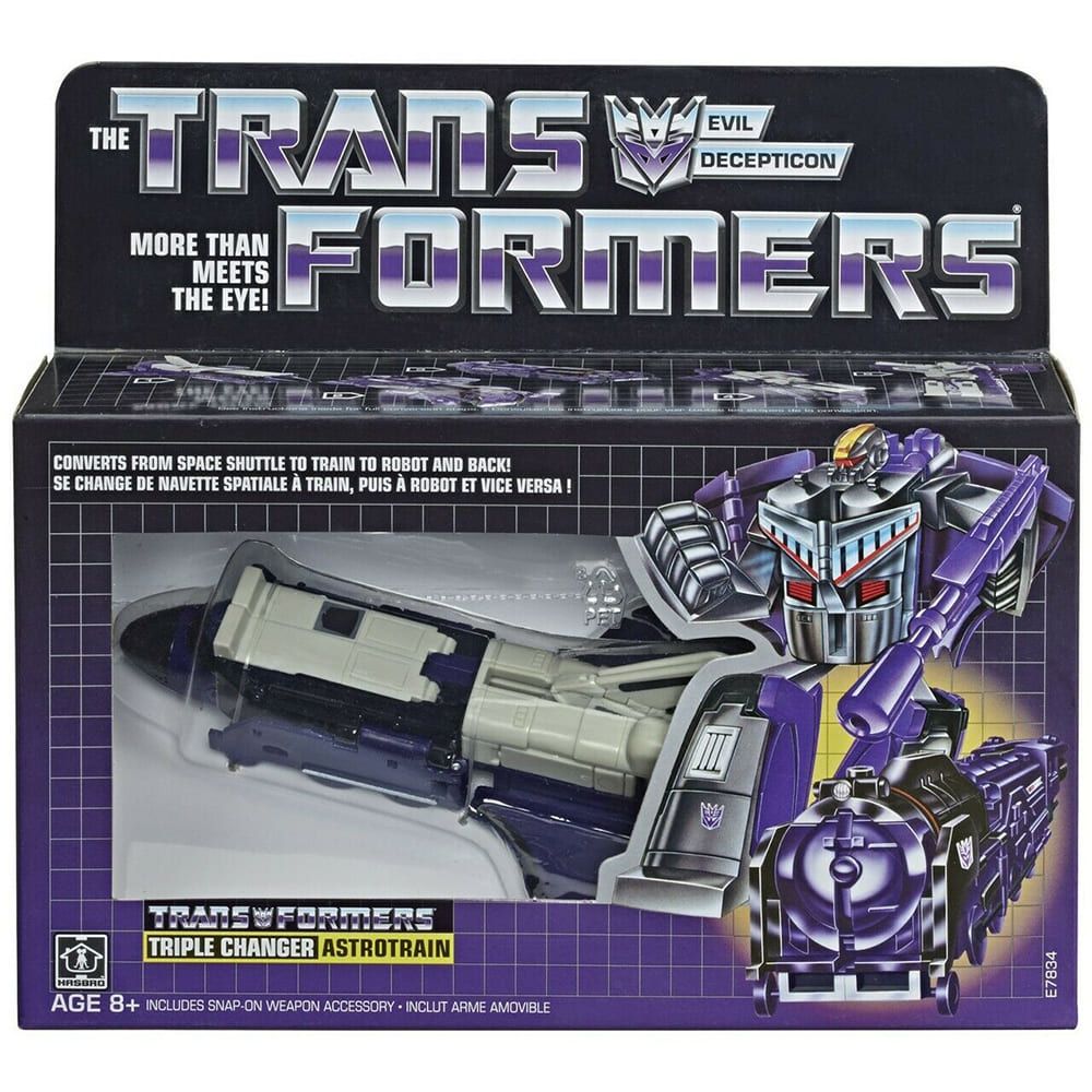 Hasbro 孩之寶 變形金剛 TRANSFORMERS 經典系列 復刻版 G1 太空火車 ASTROTRAIN