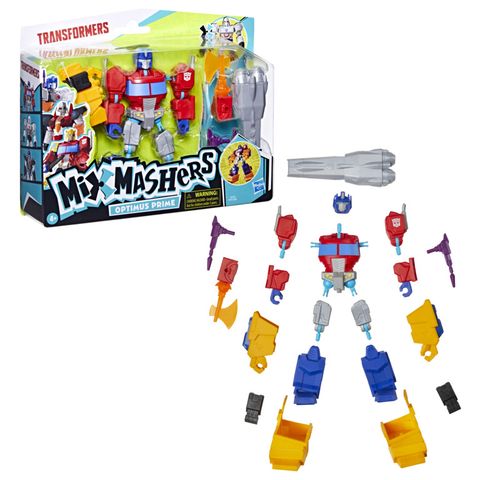 Hasbro 孩之寶 變形金剛 TRANSFORMERS 混搭戰隊 MIX MASHERS 豪華人物 柯博文 OPTIMUS PRIME