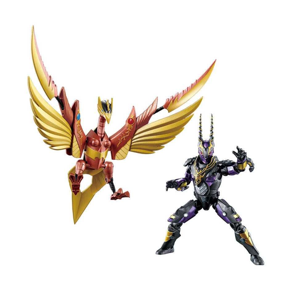 BANDAI 萬代 代理版   食玩盒玩 假面騎士龍騎 Gold Phoenix & Gigazelle