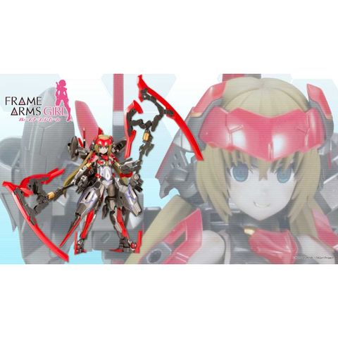 代理版 壽屋 組裝模型 骨裝機娘 Frame Arms Girl 白魔鷲 暗黑版 逆白魔鷲