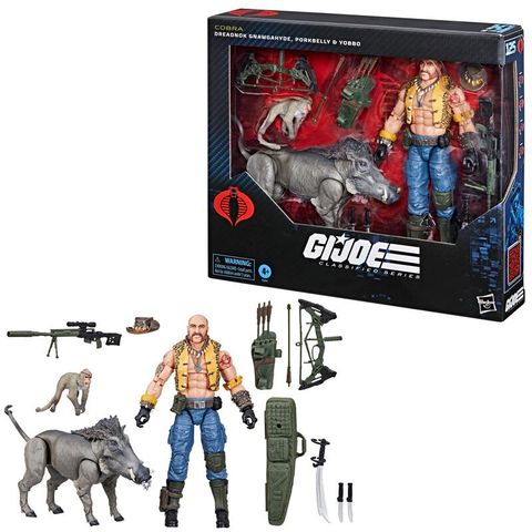 Hasbro 孩之寶 G.I.JOE 特種部隊 精英系列 6吋人物 #125 格諾加海德 & Porkbelly