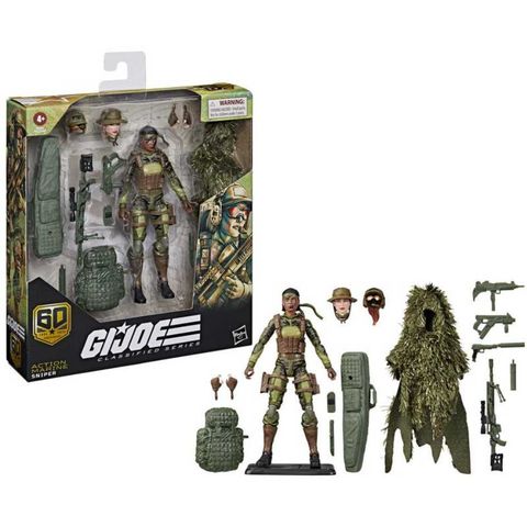 Hasbro 孩之寶 G.I.JOE 特種部隊 精英系列 6吋人物 60周年豪華級 進擊海軍陸戰隊 - 狙擊手