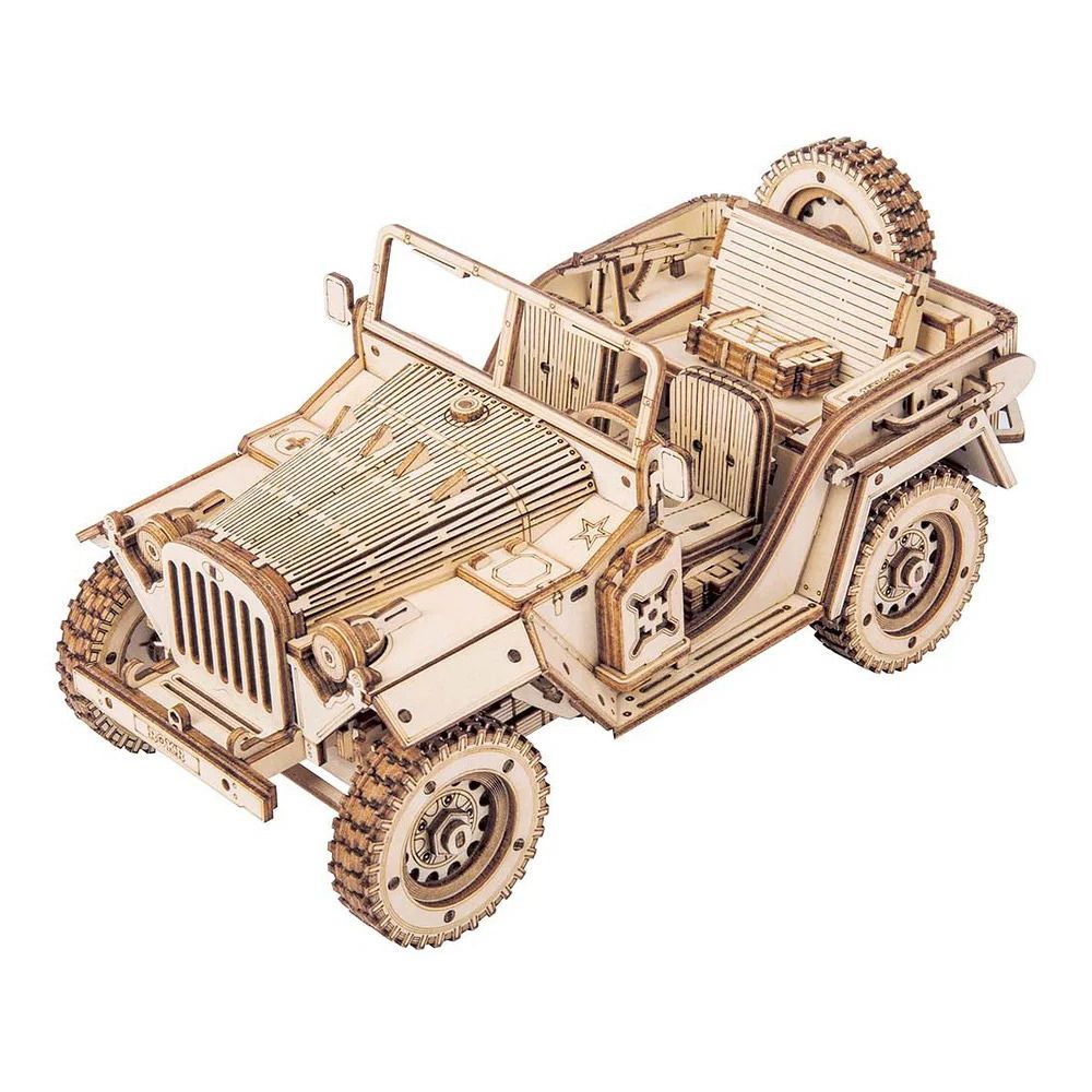 ROBOTIME 立體木製組裝模型 戰地吉普車MC701