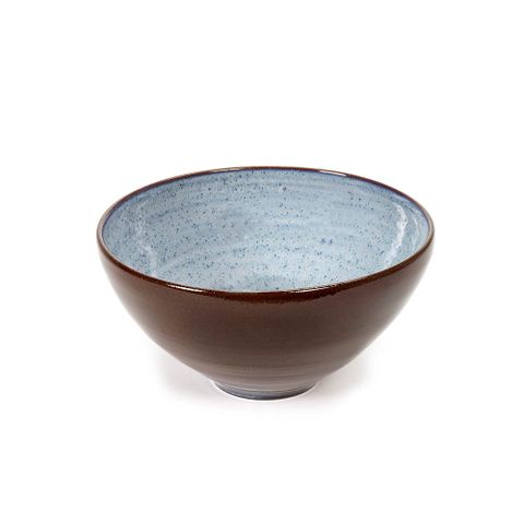 【WUZ屋子】比利時 SERAX PURE 沙拉碗25cm-黑(內層淺藍)